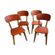 Set de 4 chaises année 50