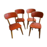 Set de 4 chaises année 50