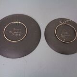 Vintage 717 Ceramic Plates with Fish from Ruscha, 1970s, Set of 2