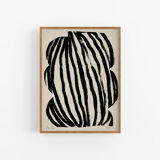 Abstract lines giclee print, 50x70cm