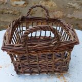 Vintage wicker basket 25 cm