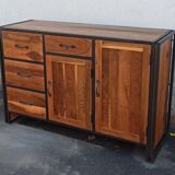 Wood and metal sideboard