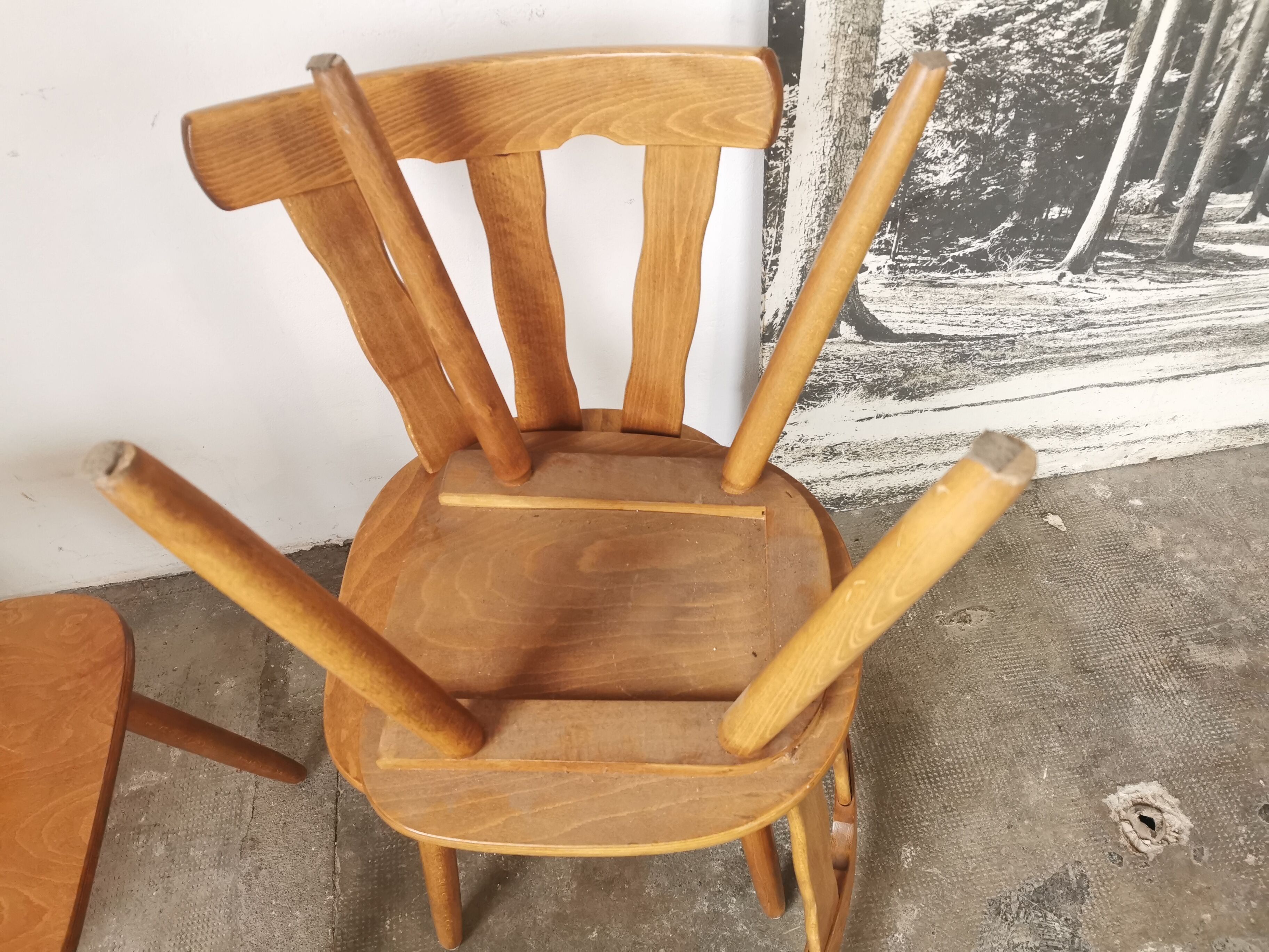 Set de 4 chaises bistrot