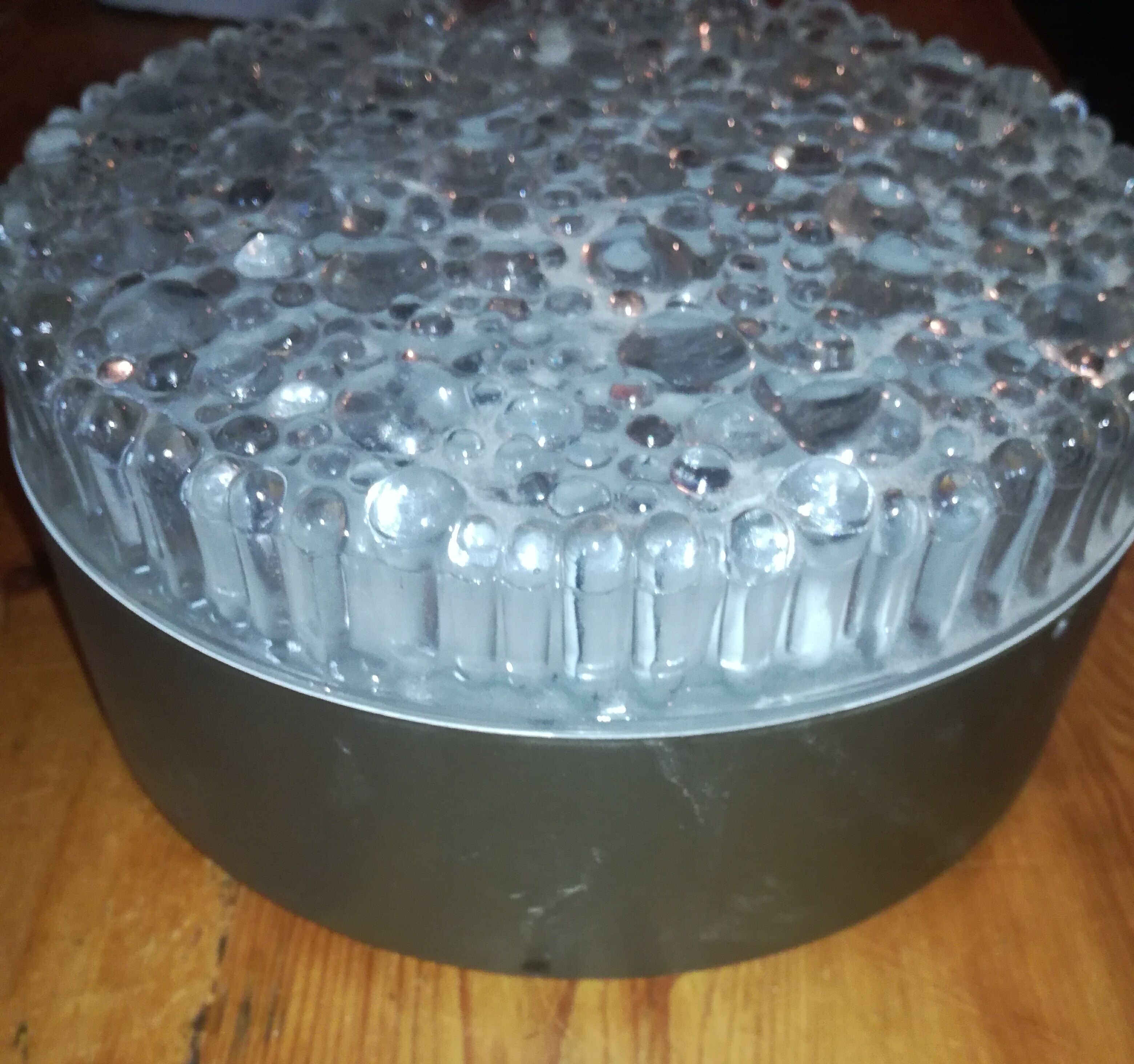 Two glass wall light