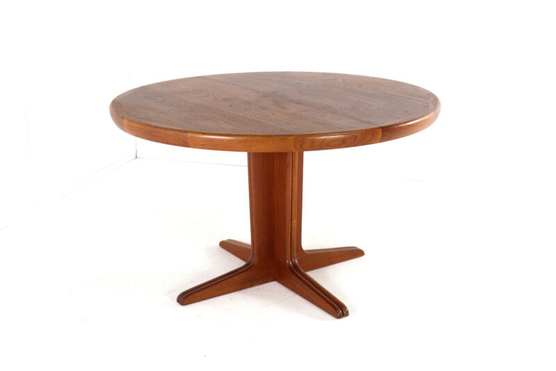 Round extendable dining table 2x 'Ulfborg' by VV Møbler Spøttrup - Danish