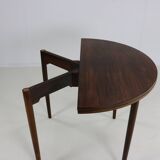 Beautiful danish design foldable game table by Hans Wegner