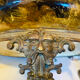 Cache pot, jardinière Napoleon III époque XIXe en barbotine et bronze