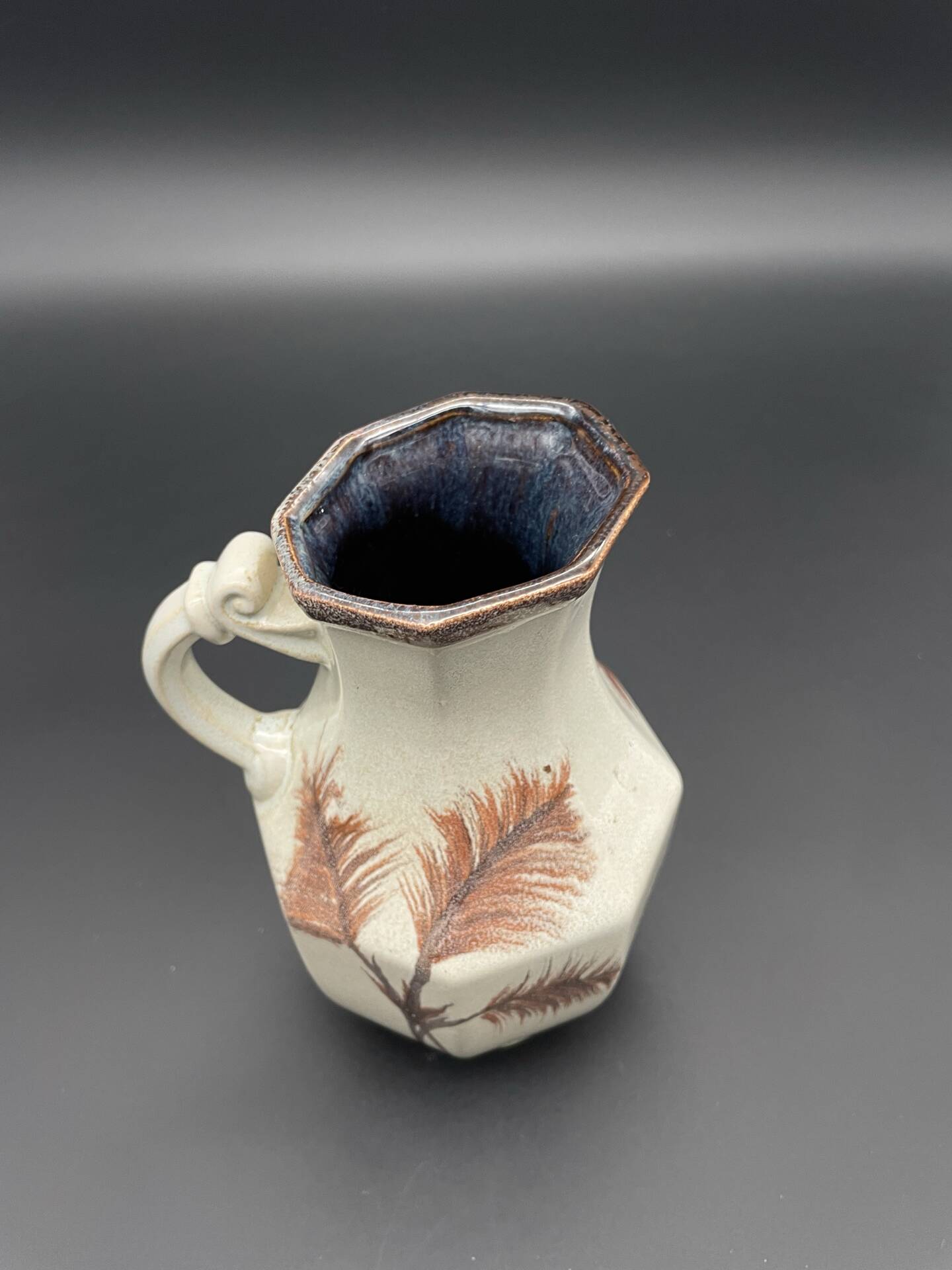 Pichet, vase à anse Bay Keramik 691-17, Allemagne de l’Ouest