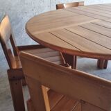 Silvio Coppola table and 6 chairs set