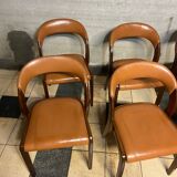 Serie de 6 chaises gondoles Baumann