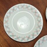 Set of porcelain plates