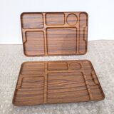 Pair of vintage Caleppio trays Italy 1970s