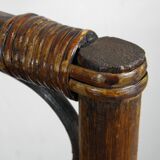 ETAGERE en ROTIN années 70