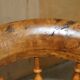 Chaise de bureau pivotante en bois d'if burr - Windsor swivel