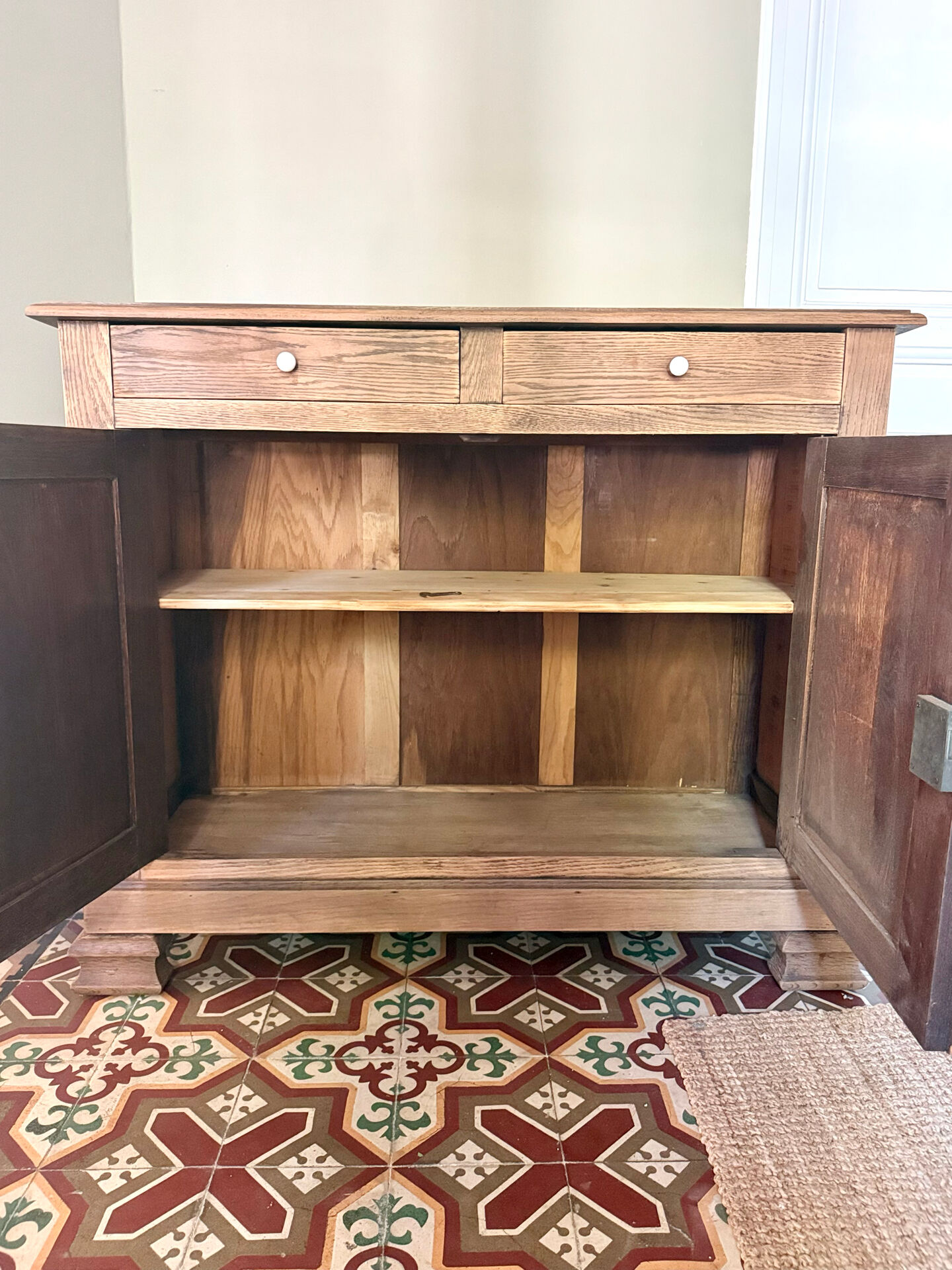 Solid oak sideboard