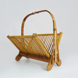 Foldable bamboo vintage magazine door, vintage magazine range. Year 70