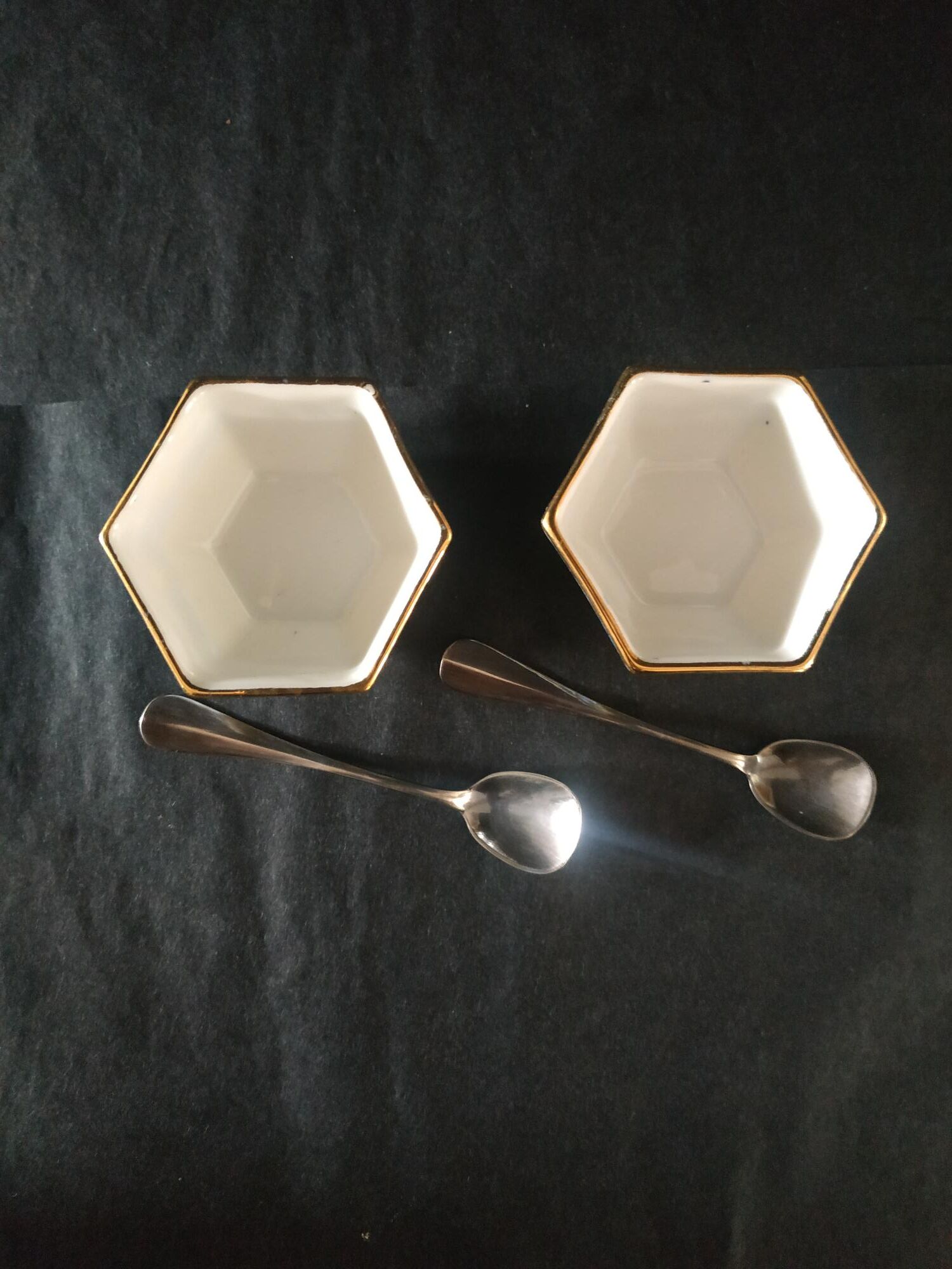 Salerons art deco Astral Limoges