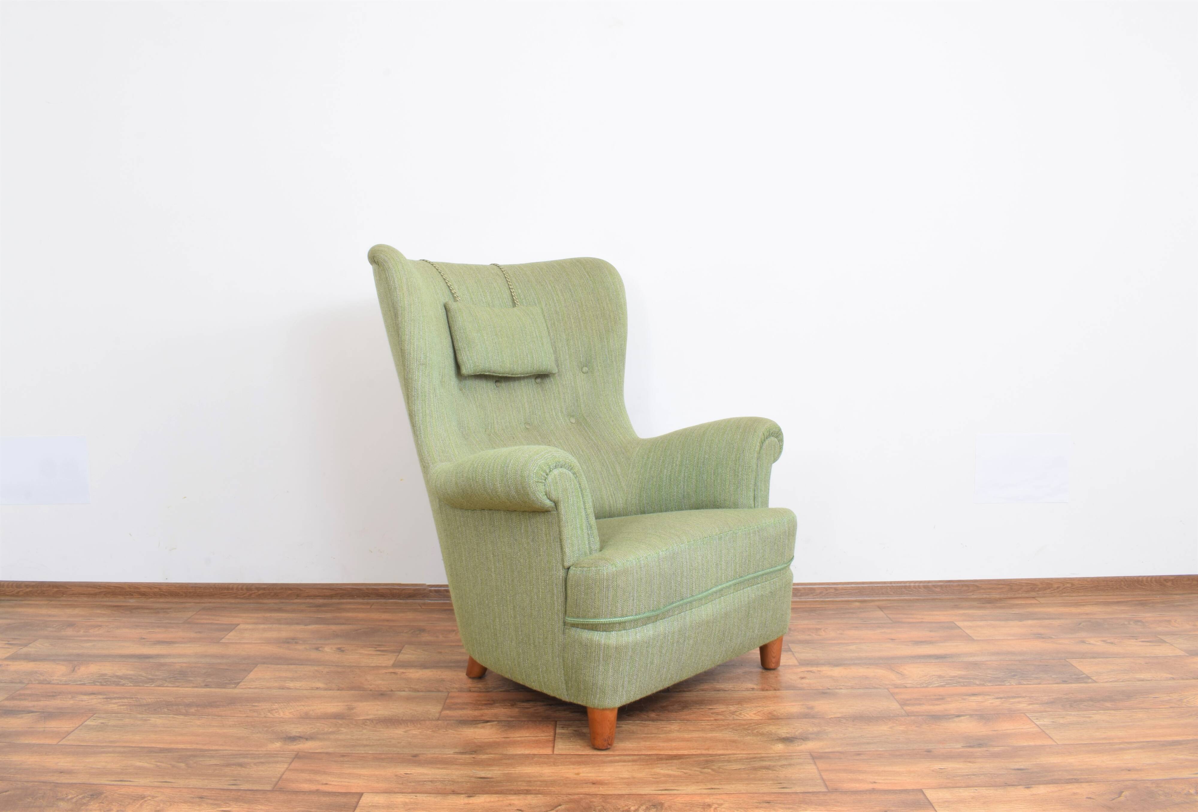 Mid-Century Swedish Teak Armchair, 1960s.