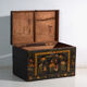 Antique black lacquered pine chest – China, circa 1900