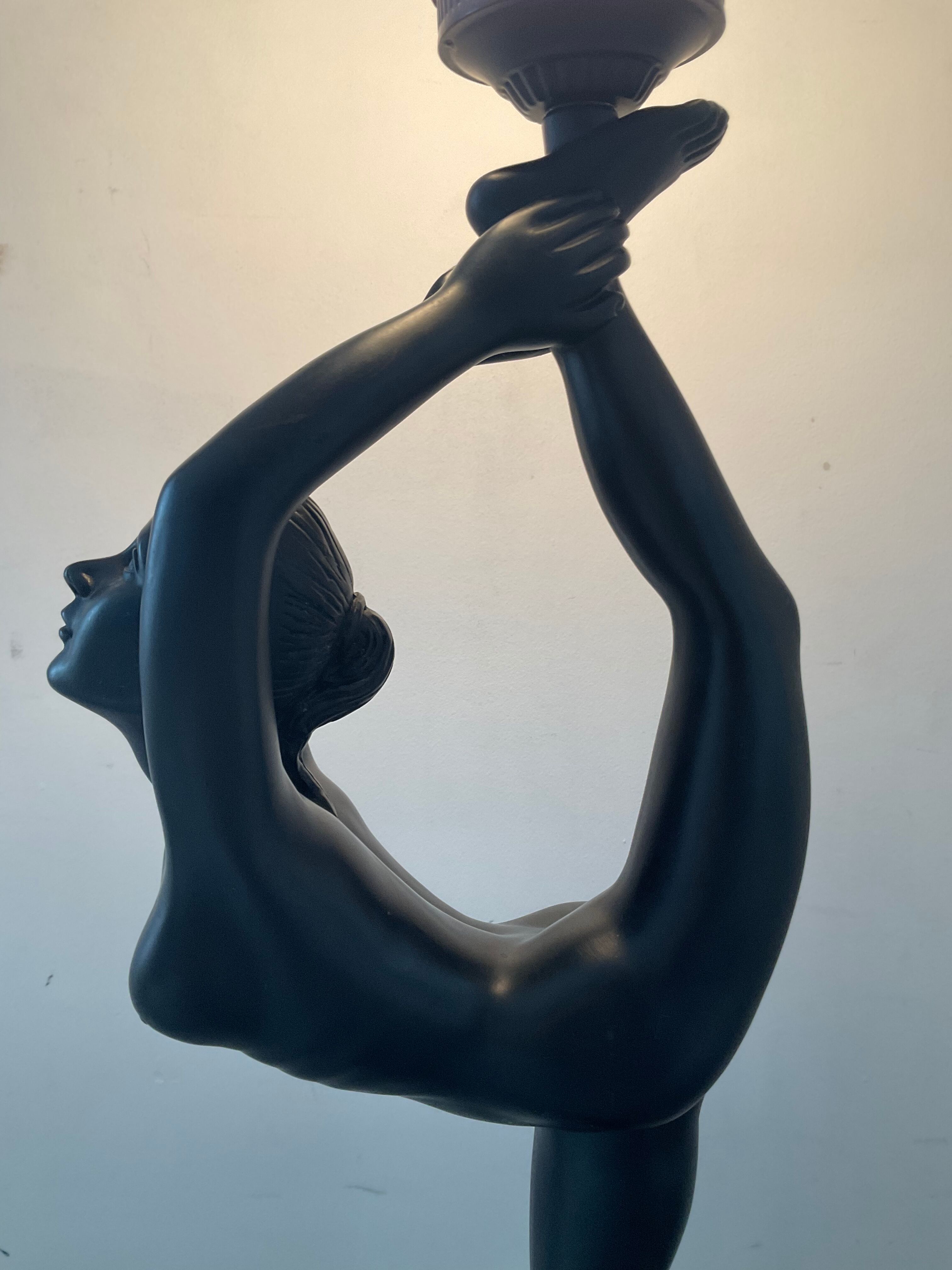 Vintage lamp Dancer of the 70s-80s Art Deco style