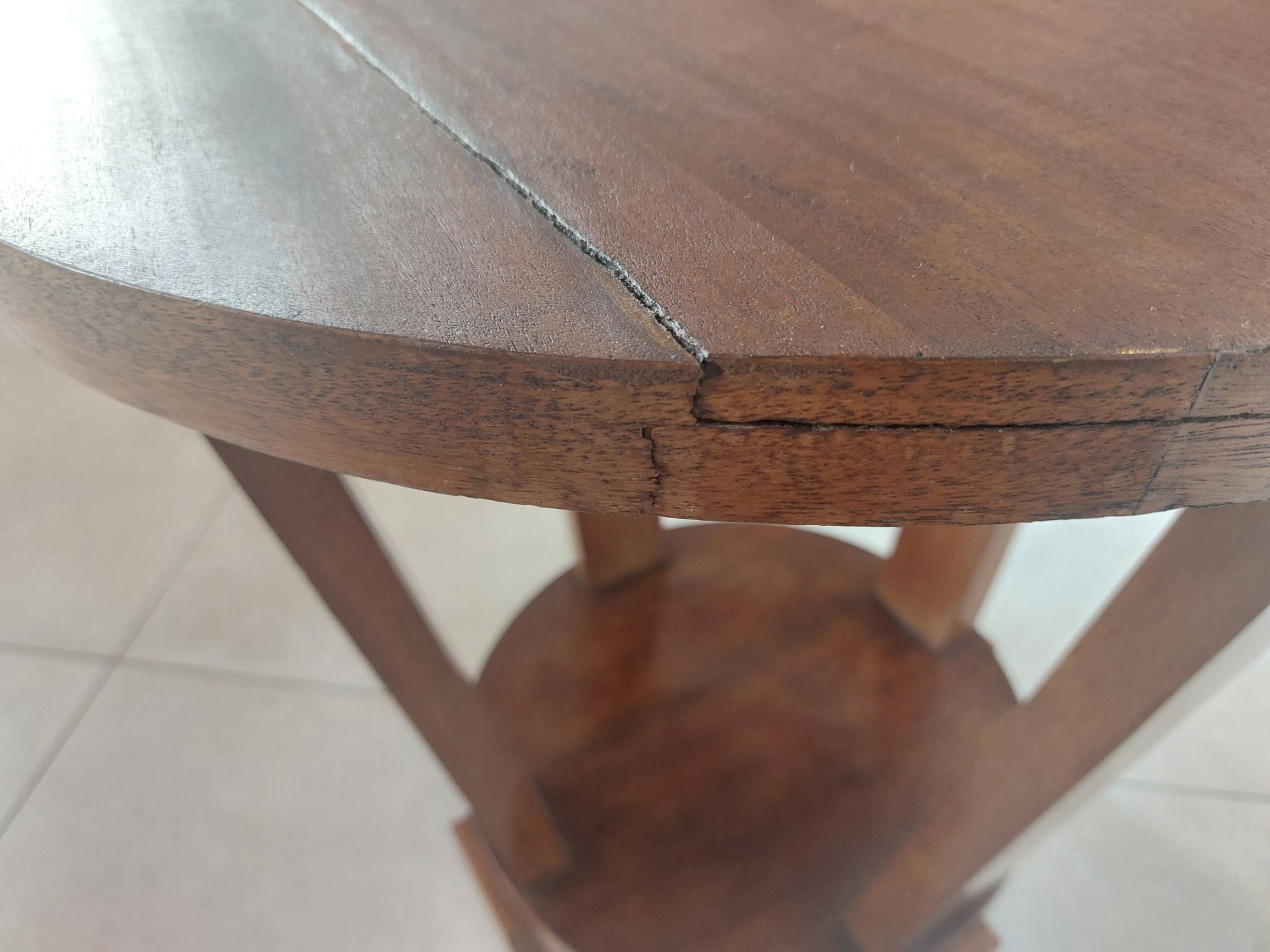 round Art Deco side table