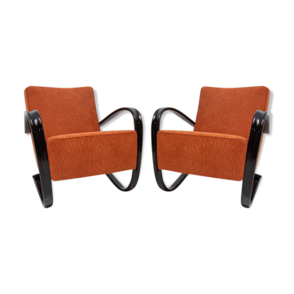 Pair of Lounge armchairs H-269 by Jindřich Halabala for UP ZAVODY, 1930´s