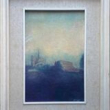 HST/P painting "Notre Dame de Paris" by Franco Pagnetti from Pesaro