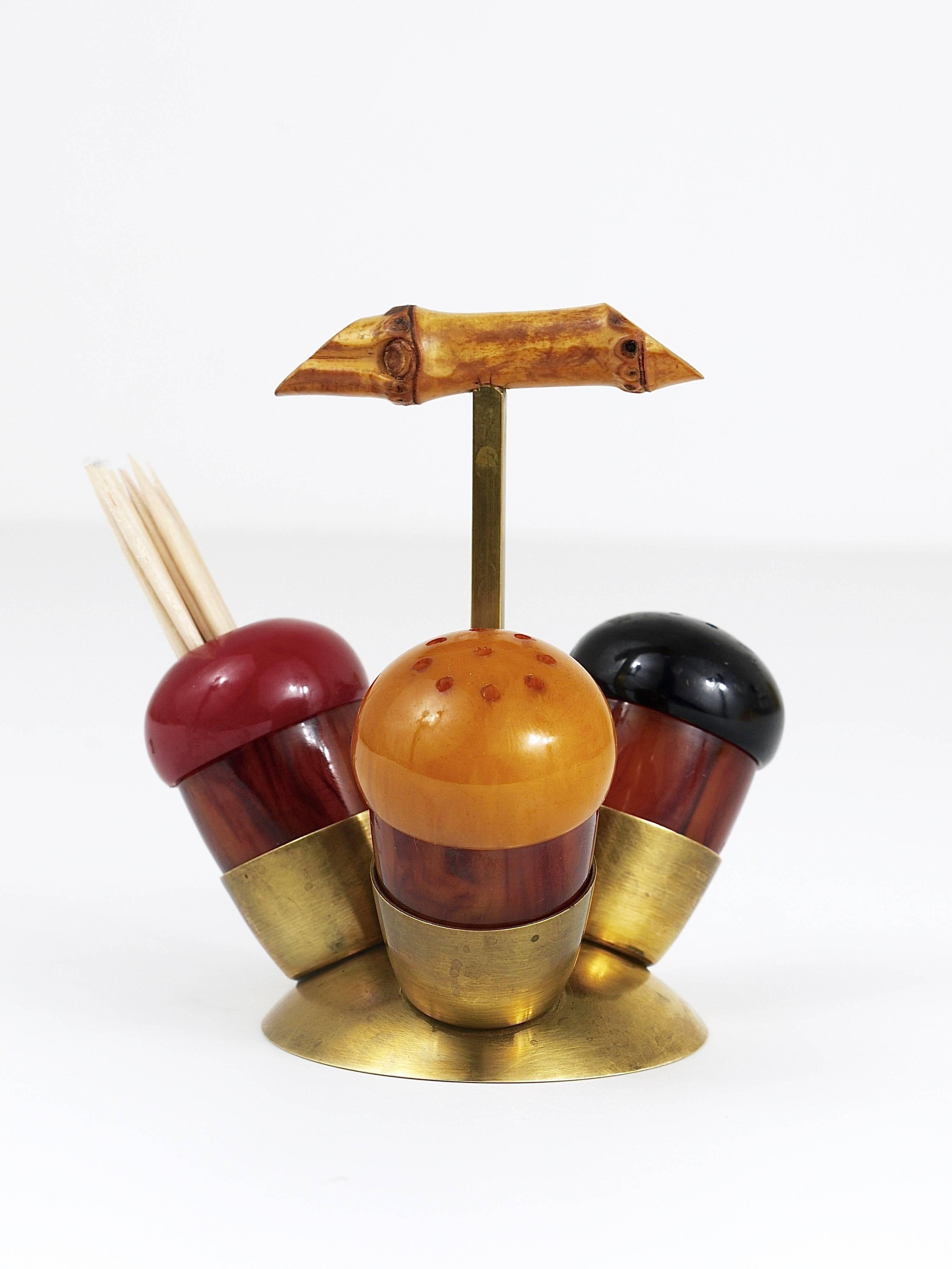 Condiment set salt and pepper, Richard Rohac, Austria, 1950s