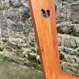 Handcrafted pine chair