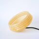 Clichy glass suspension, Pale Yellow, 1930 - 22.5 x 7.5 cm