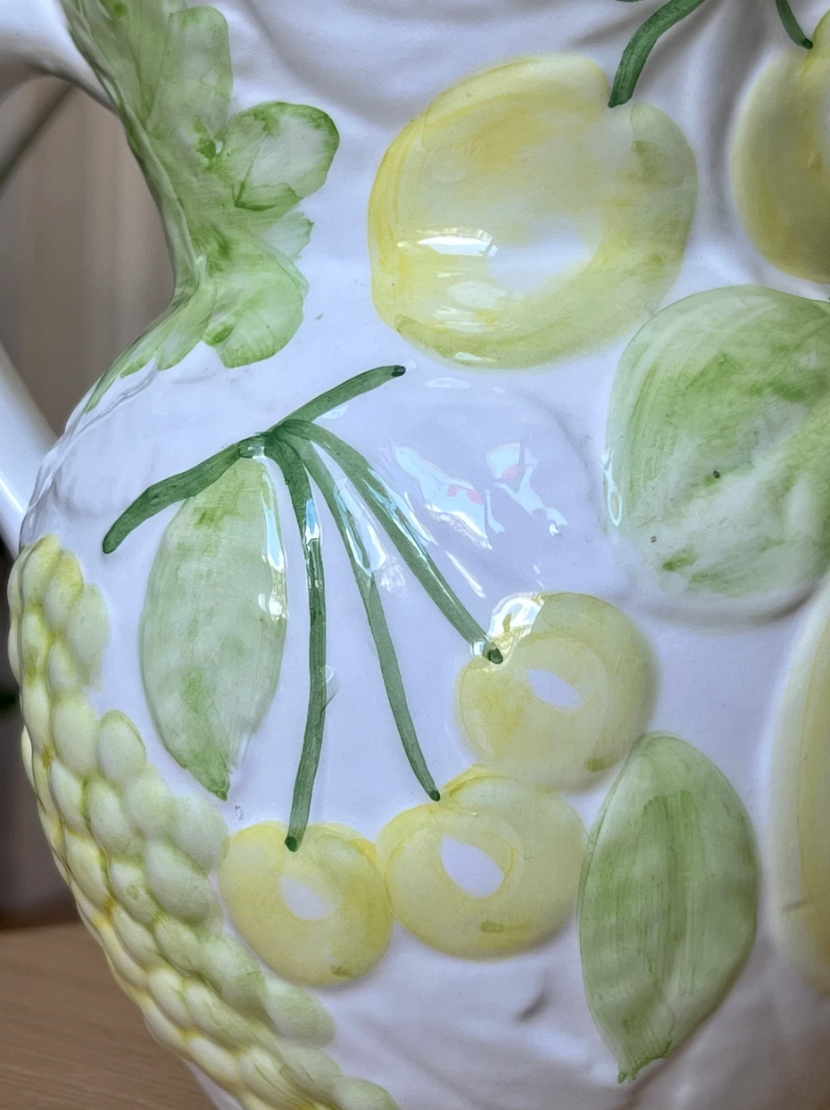 Large pitcher in slip Chaumette Italy