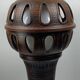 Lampadaire champignon brutaliste en céramique 100 cm, années 1960