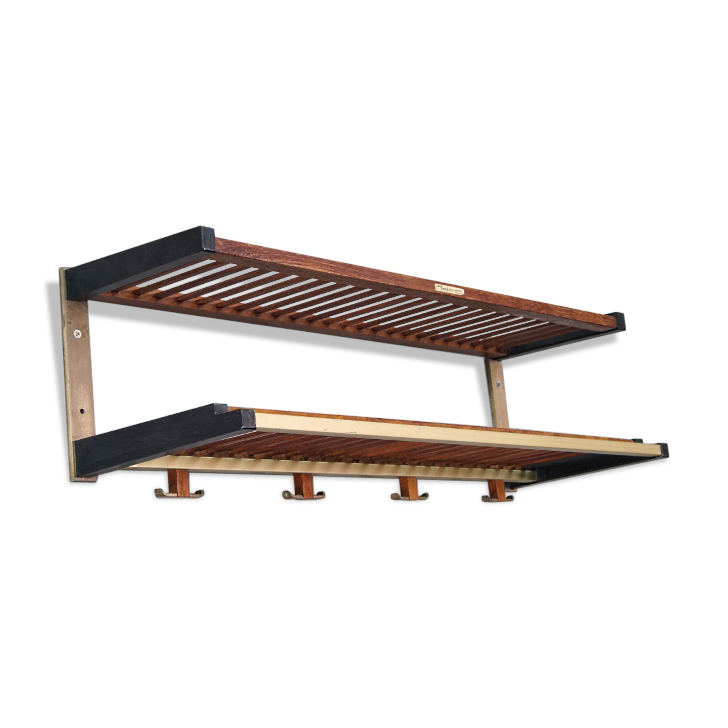 Mid-Century teak coatrack from Hafa, 1970