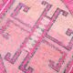 Pink Salmon Oriental Oushak Runner Rug, 96x318Cm