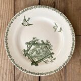 Mismatched cottage iron earth plates