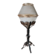 Lampe fer forgé art déco