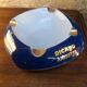 blue and gold Ricard advertising ashtray, ceramic