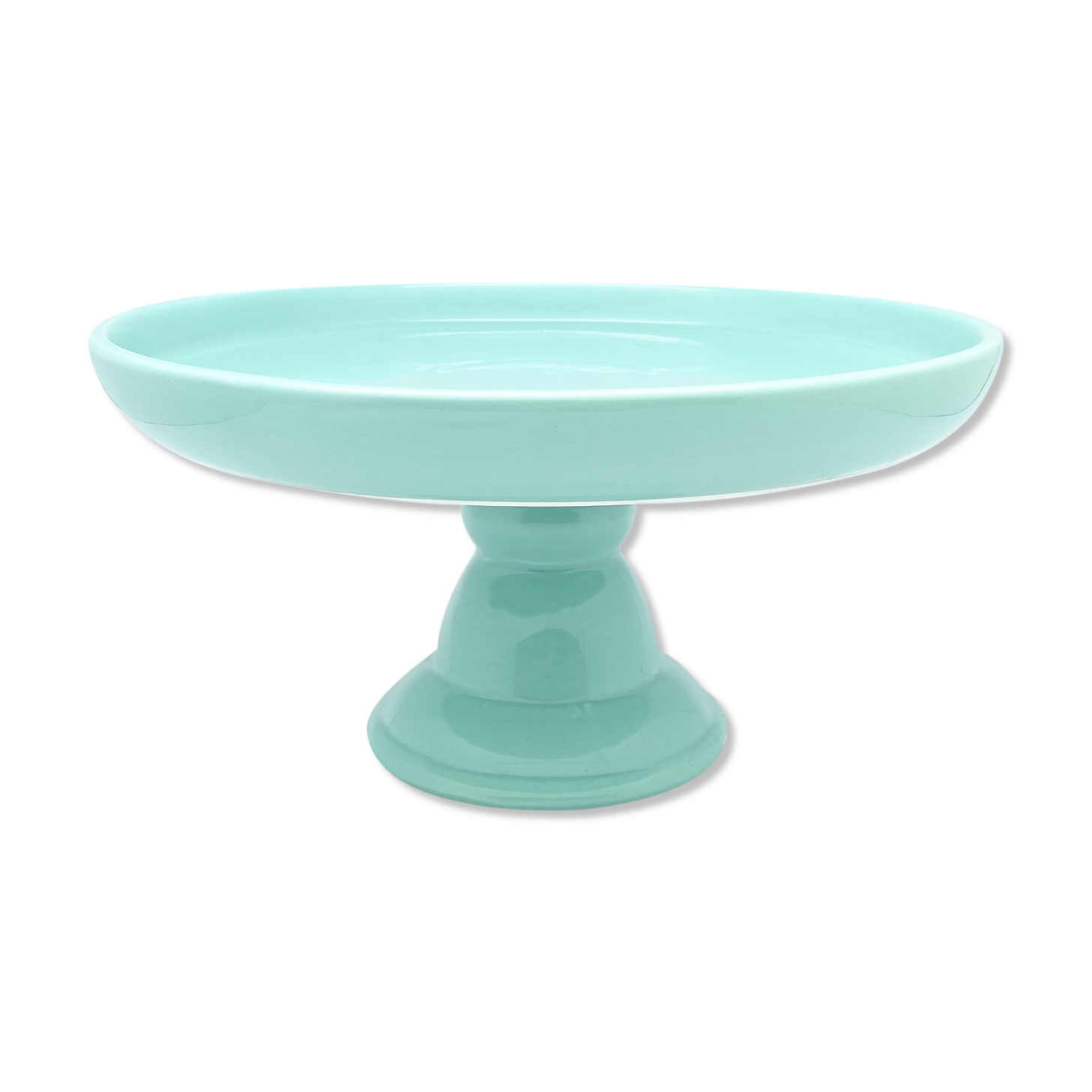 Pie dish on vintae stand