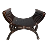 Vintage exotic curule seat