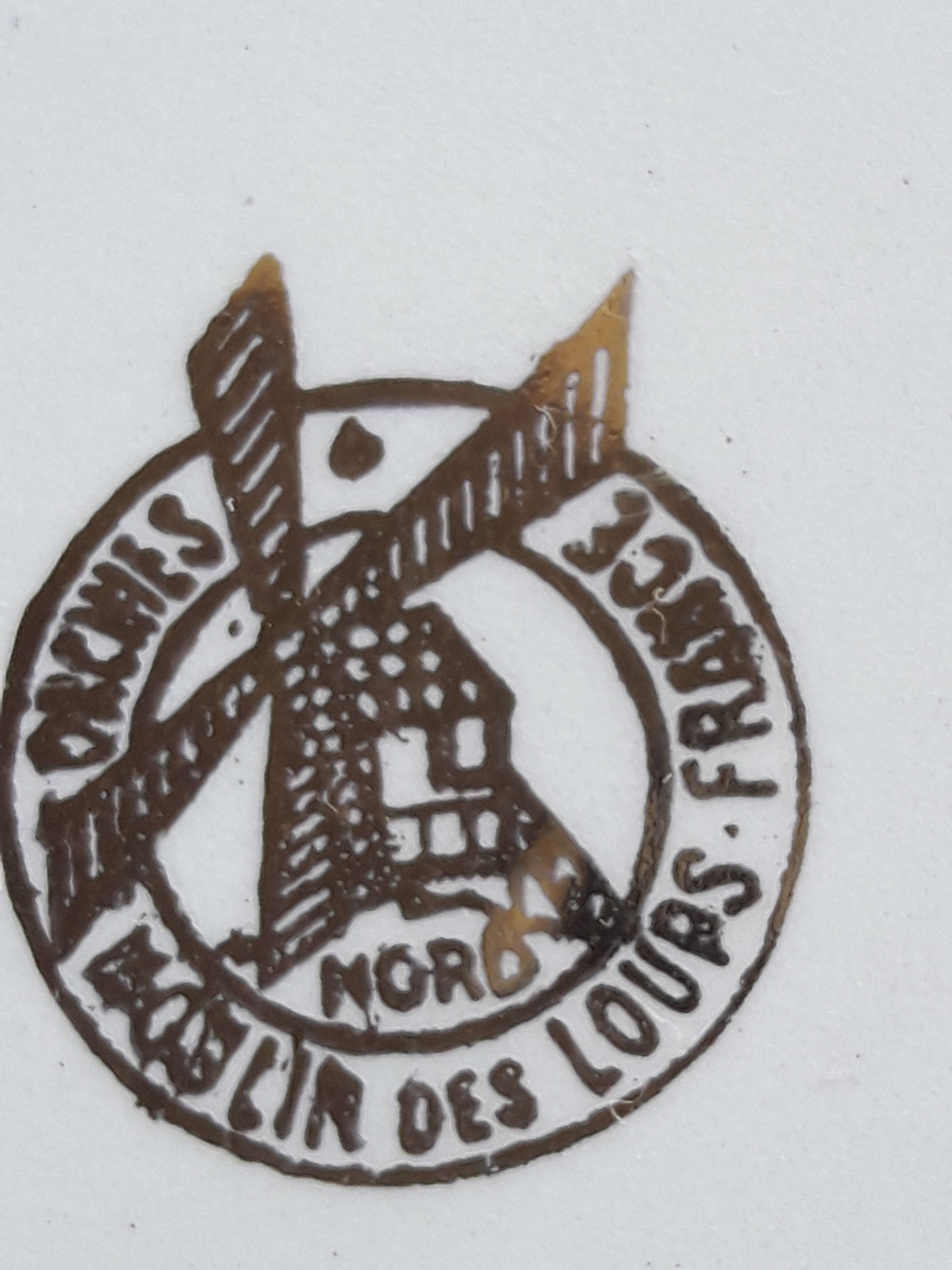 Orchies Earthenware Fish Dish Wolves Mill 36.5 x 24.5 cm