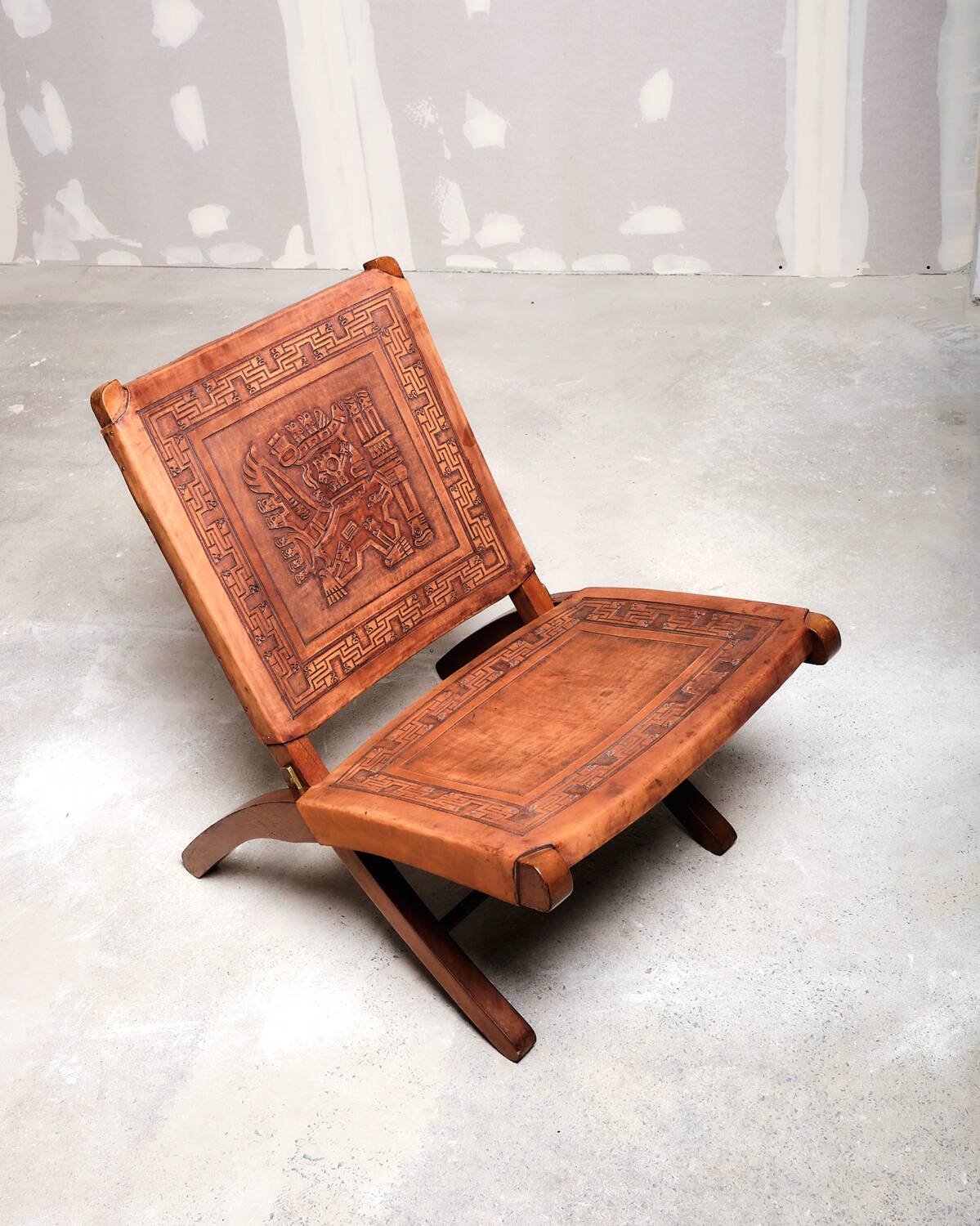 Set of 4 Angel’s Pazmino folding chairs, 1960’s