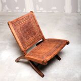 Set of 4 Angel’s Pazmino folding chairs, 1960’s