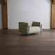 Cassina LC3 armchair by Le Corbusier in leather, Italy 1980s