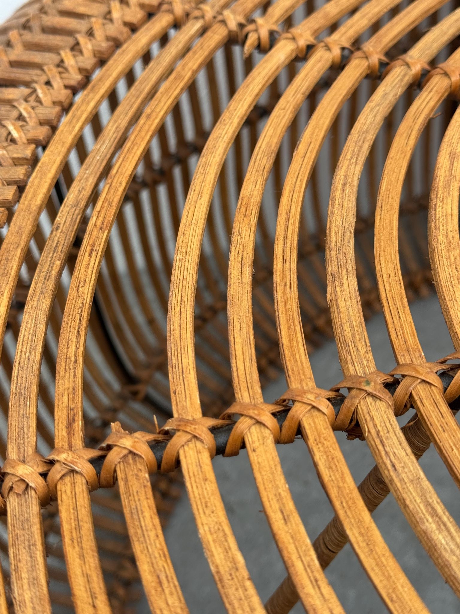 Table basse en bambou