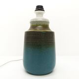 Scandinavian blue ceramic lamp Tilgmans Keramik 1960