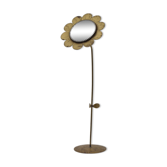 Miroir de table marguerite - 29 x 10cm