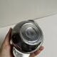 Chrome-plated stainless steel sugar bowl