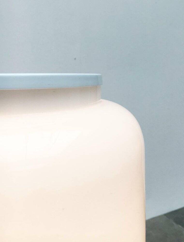 Mid-century Italian space age glass floor lamp from the 1960s.