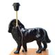 Ceramic "dog" lamp 50s