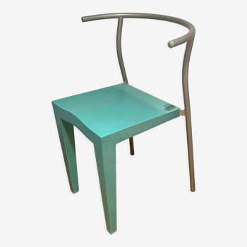 Dr Glob chair, 1985-1989, by Philippe Starck for Kartell in varnished steel and polypropylene